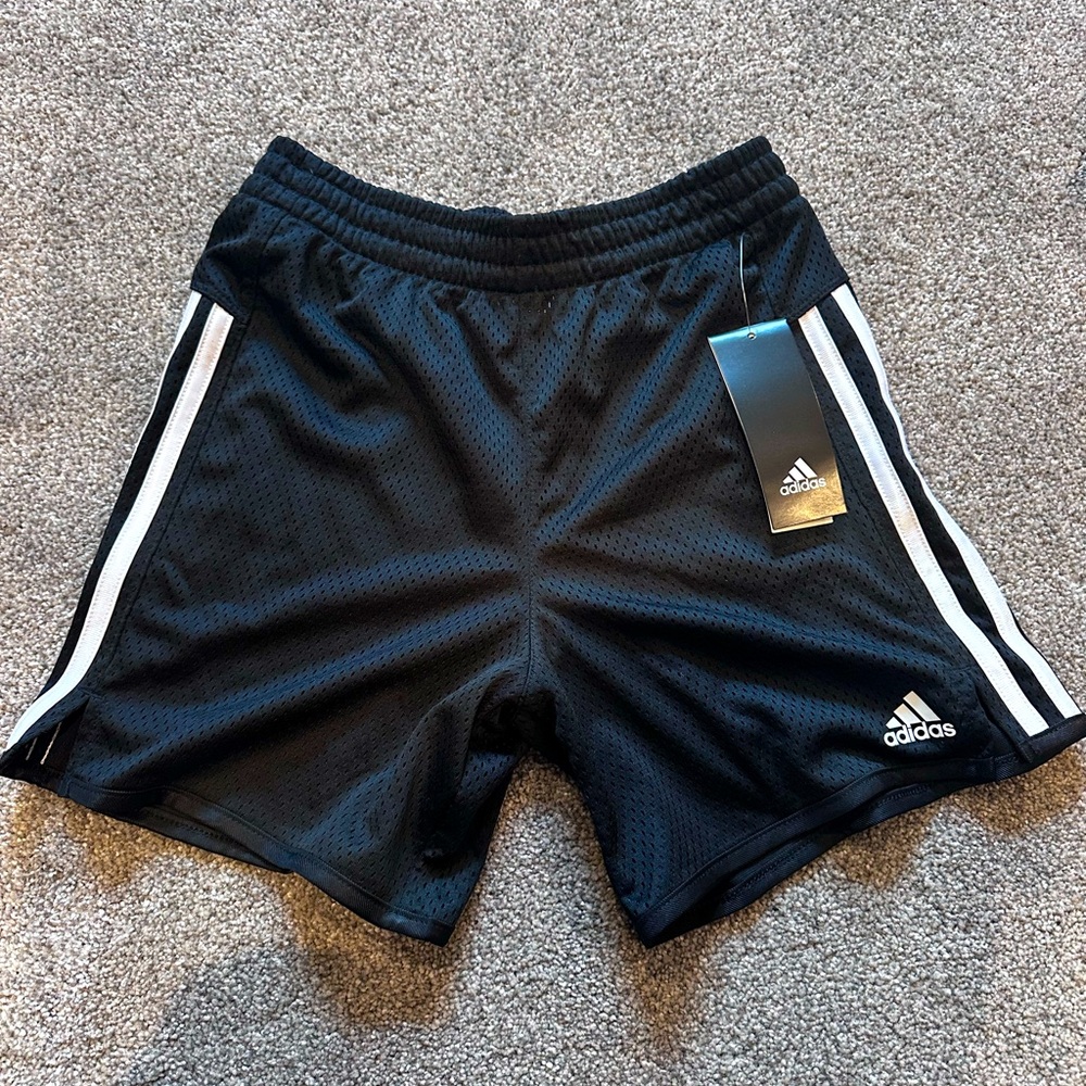 Adidas shorts, black and white new tags
